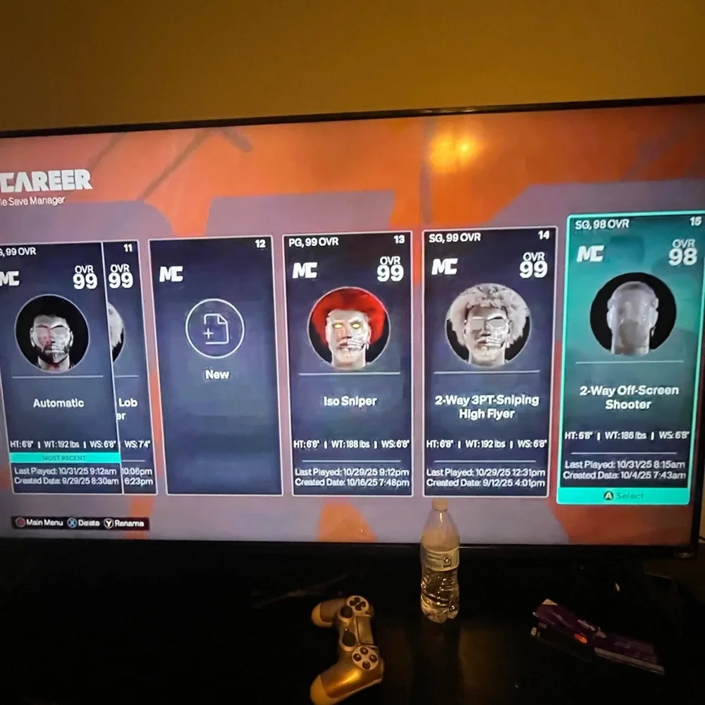 2k26 acc lengend 5 11m on it Xbox 14 builds